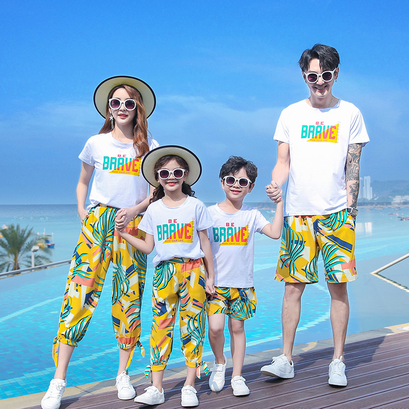 Plant Parent Clothing - วันหยุดของครอบครัวชุดจับคู่เสื้อผ้าพ่อแม่ลูกวันหยุดดูแม่ลูกสาวเสื้อกางเกงชุดพ่อลูกชายเสื้อยืดกางเกงขาสั้นสูท