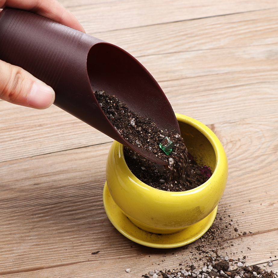 Plant Parent Tools - ถ้วยพลั่วดินพลาสติก1ชิ้นสำหรับทำสวนกระถางเพาะต้นบอนไซกระถางเครื่องมือทำสวนขนาดเล็กสำหรับบ้าน