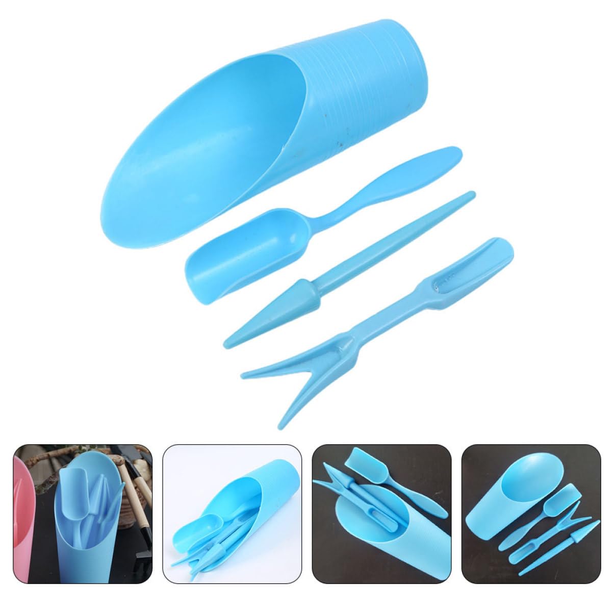 4 ชิ้น/เซ็ต,พลาสติกทนทานถังพลั - Plant Parent Tools บทวิจารณ์และราคา