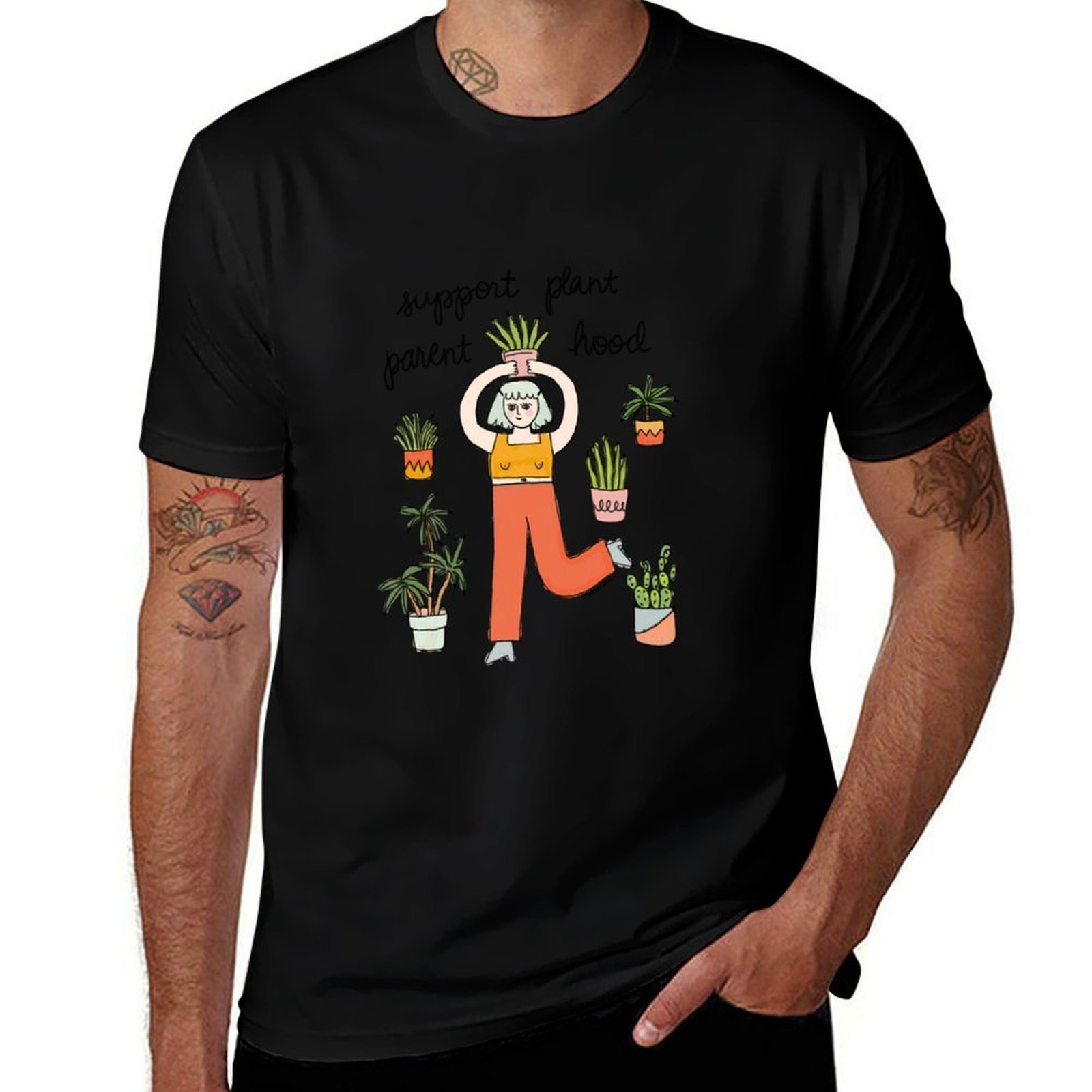 สนับสนุนการดูแลพืช - เสื้อยืดพ - Plant Parenthood บทวิจารณ์และราคา