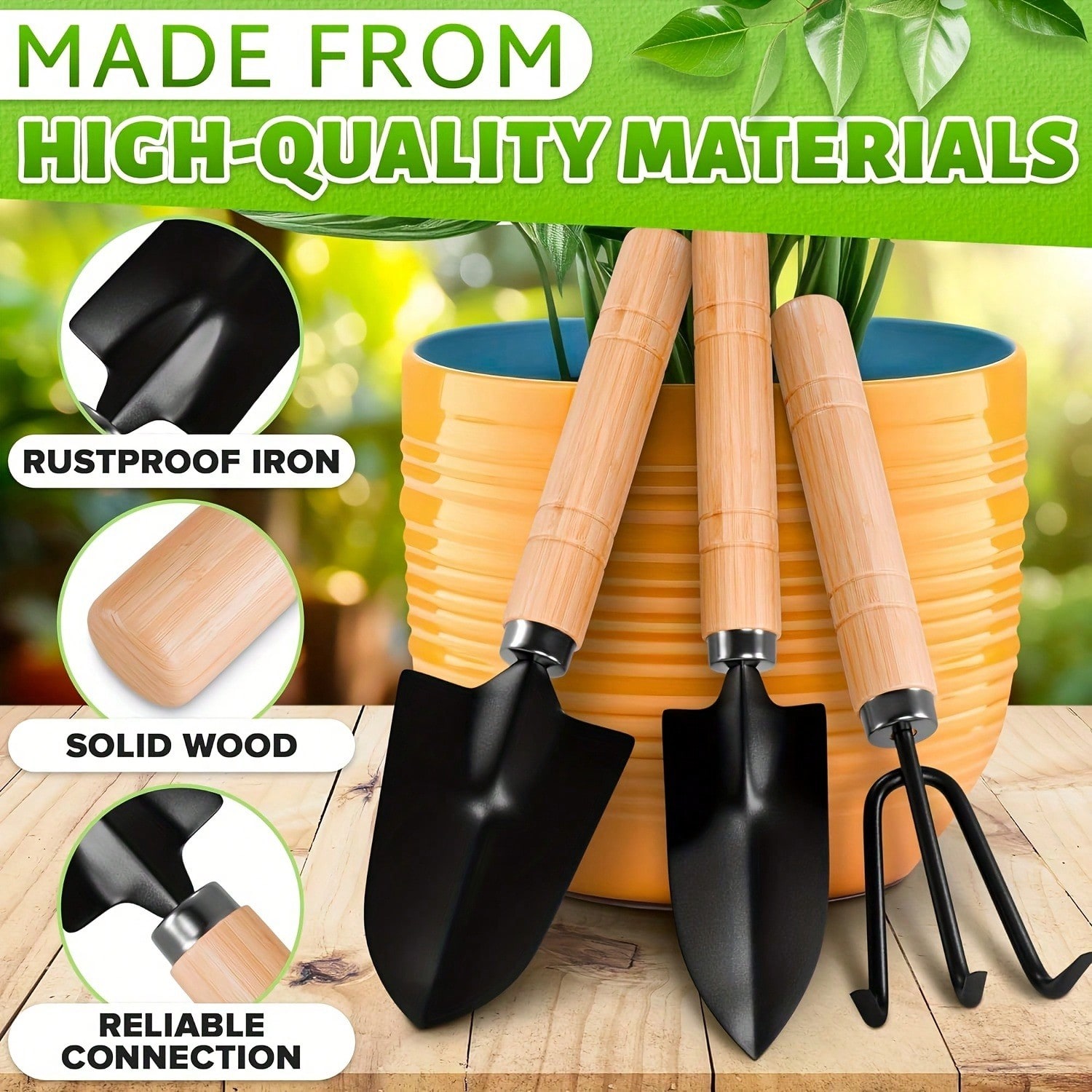 ชุดเครื่องมือทำสวนขนาดเล็ก 3 ช - Plant Parent Tools บทวิจารณ์และราคา